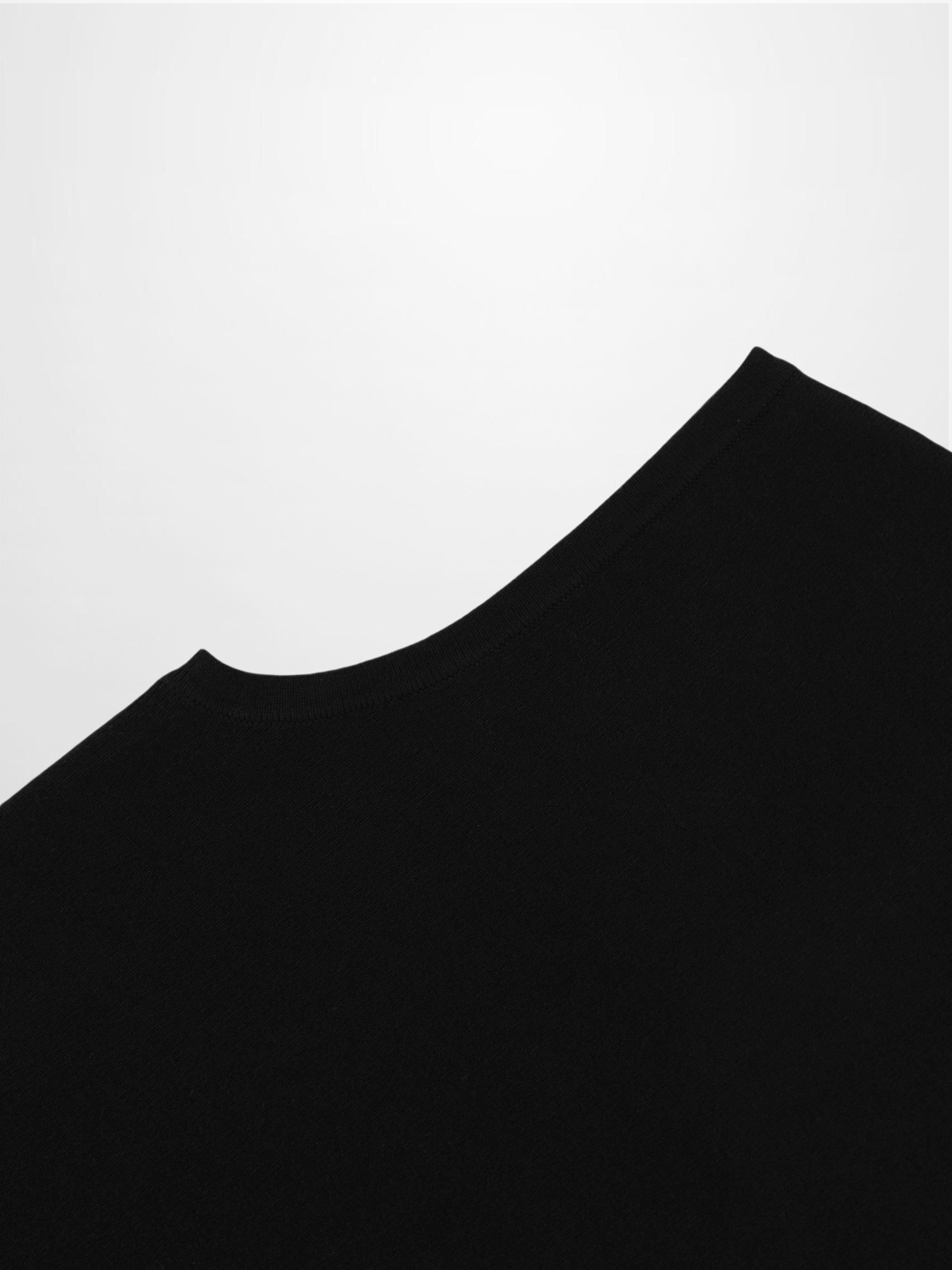 Sleeveless Mock Neck Sweater-Black-4