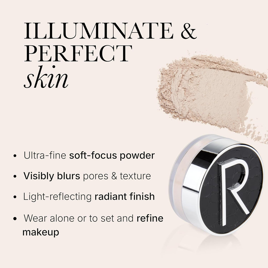 Glass Powder 0.63 Oz - Skin-Perfecting Loose Setting Powder for a Soft-Focus Glow, Blurring & Shine-Control for a Smooth, Luminous Glass Skin Look