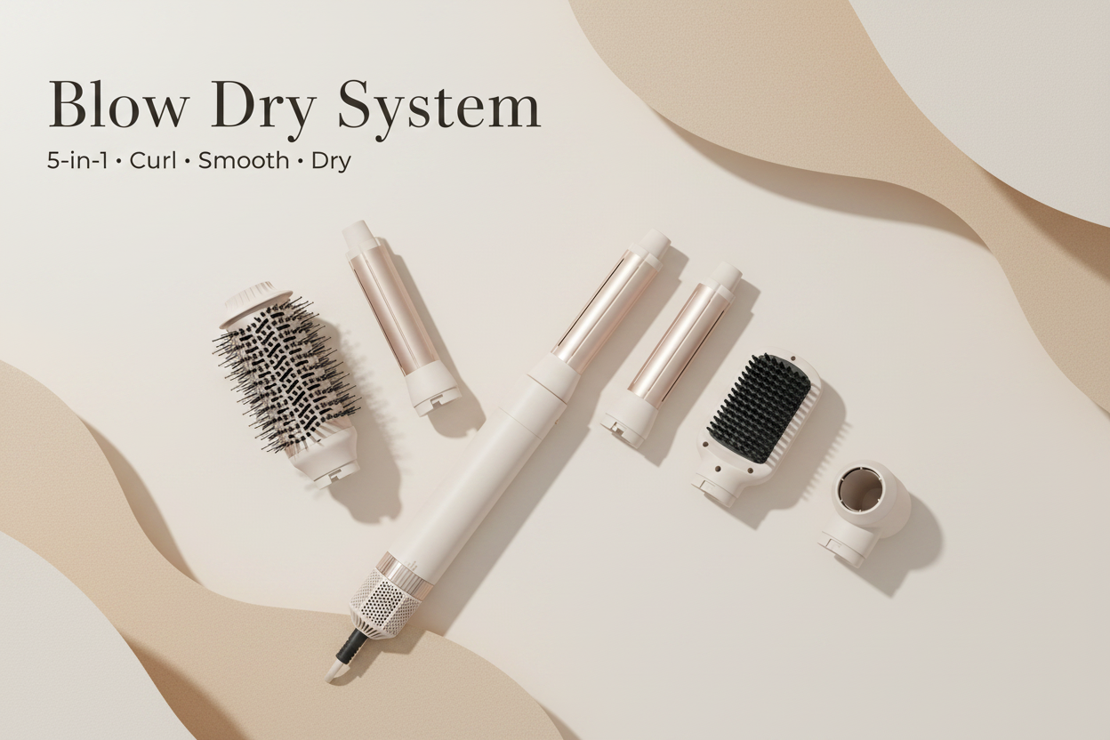 5-in-1 Blow Dry Styling System — Premium Editorial