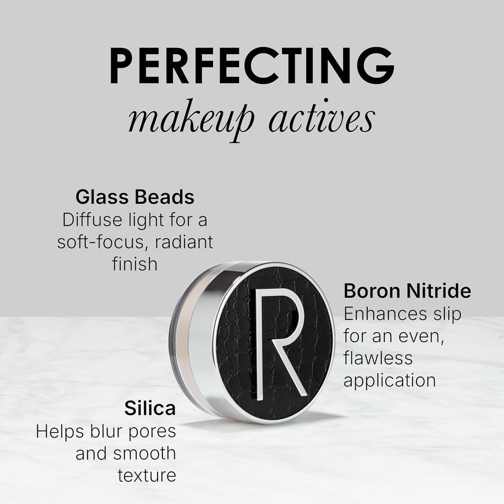 Glass Powder 0.63 Oz - Skin-Perfecting Loose Setting Powder for a Soft-Focus Glow, Blurring & Shine-Control for a Smooth, Luminous Glass Skin Look