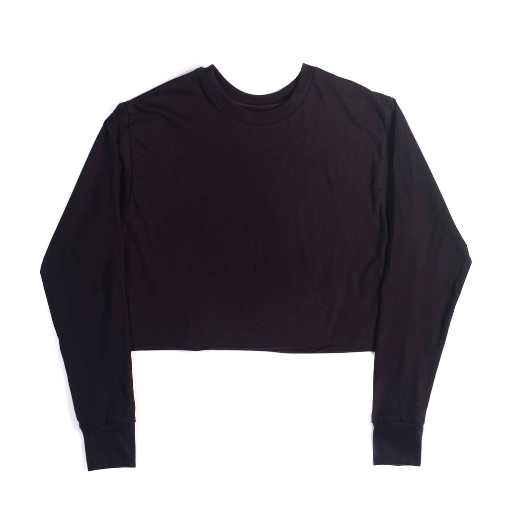 6045 - Women's Cropped Long Sleeve Tee-2