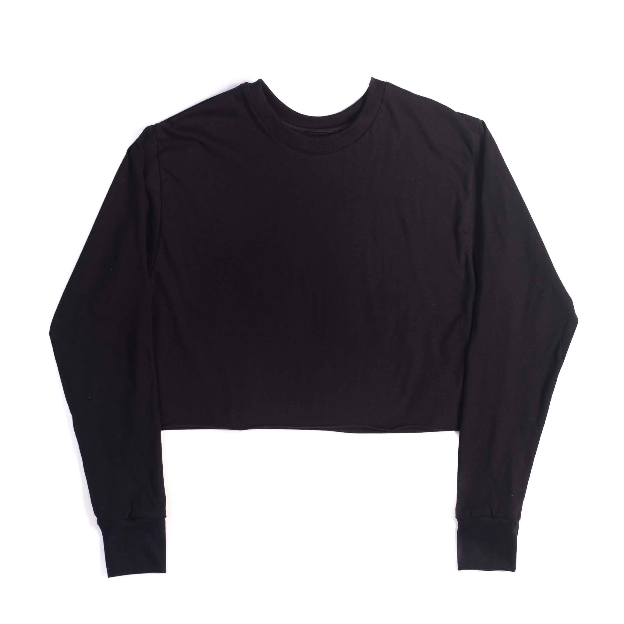 6045 - Women's Cropped Long Sleeve Tee-2