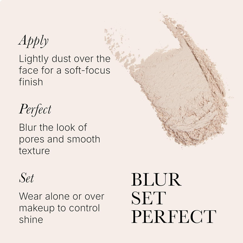 Glass Powder 0.63 Oz - Skin-Perfecting Loose Setting Powder for a Soft-Focus Glow, Blurring & Shine-Control for a Smooth, Luminous Glass Skin Look