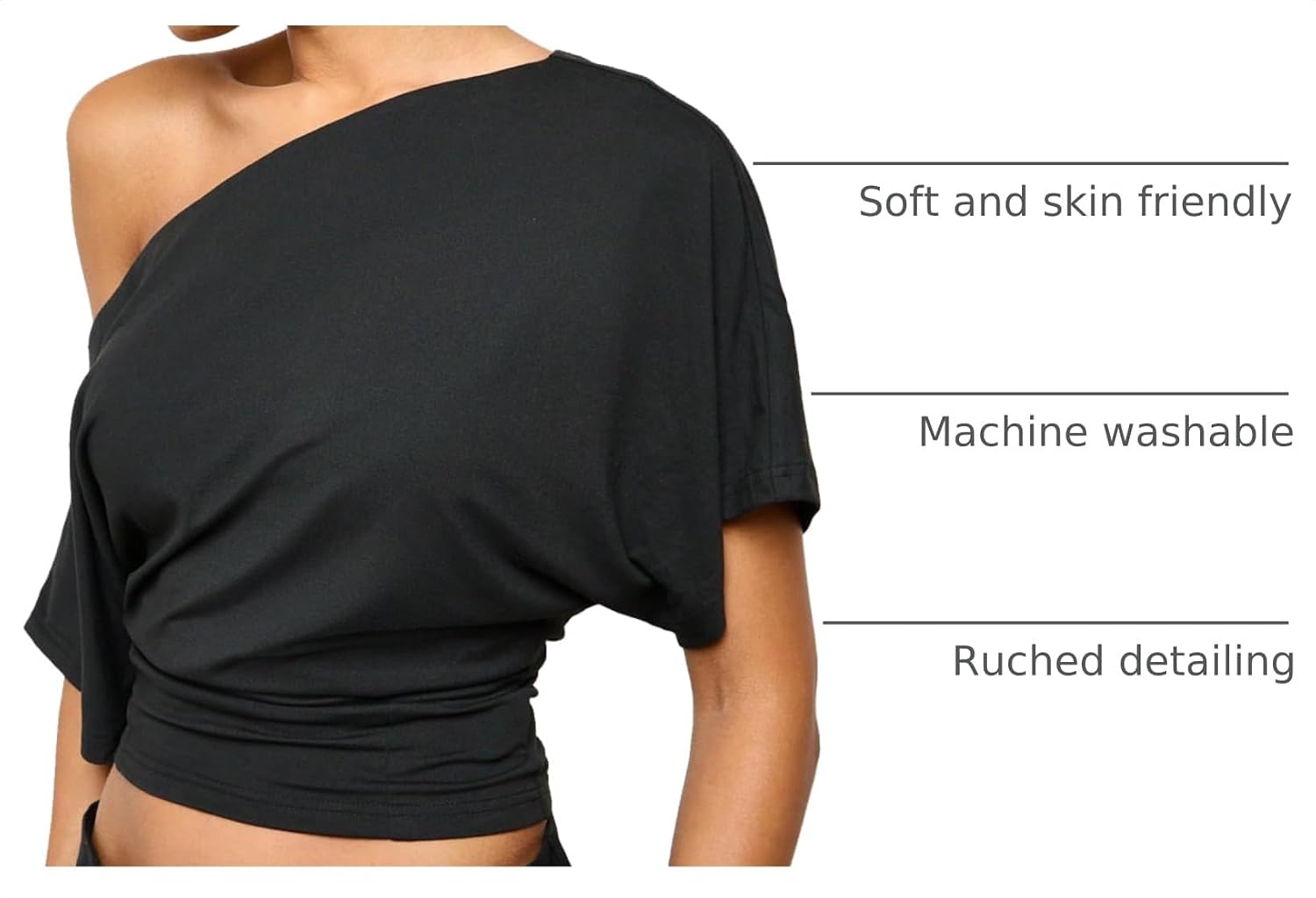 Trendy Asymmetrical Crop Top