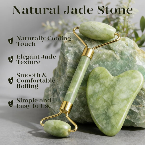 Cool Glow Jade Roller Set