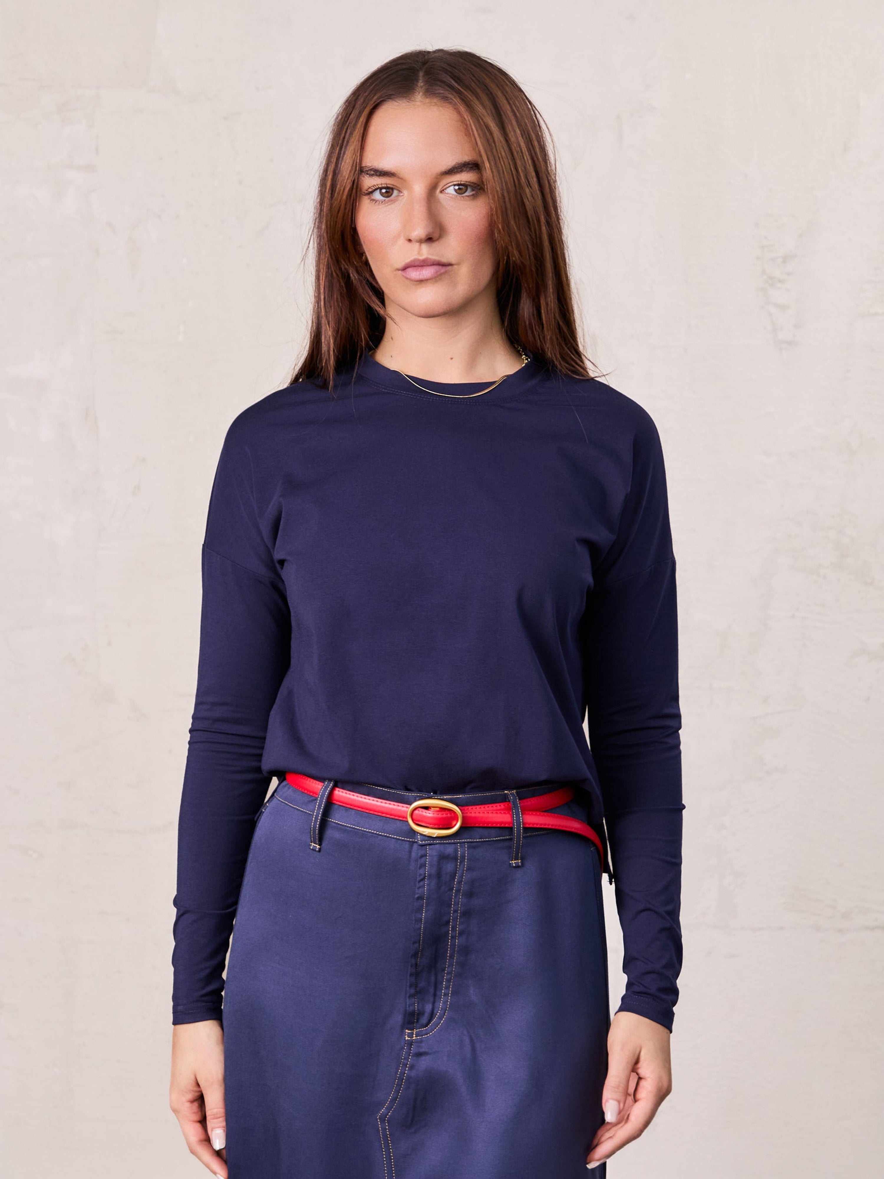 CLASSIC TEE LONG SLEEVE-DARK NAVY-0