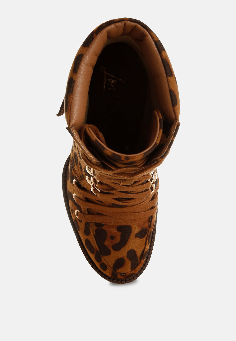Fremont Leopard Print Chunky Boots-4