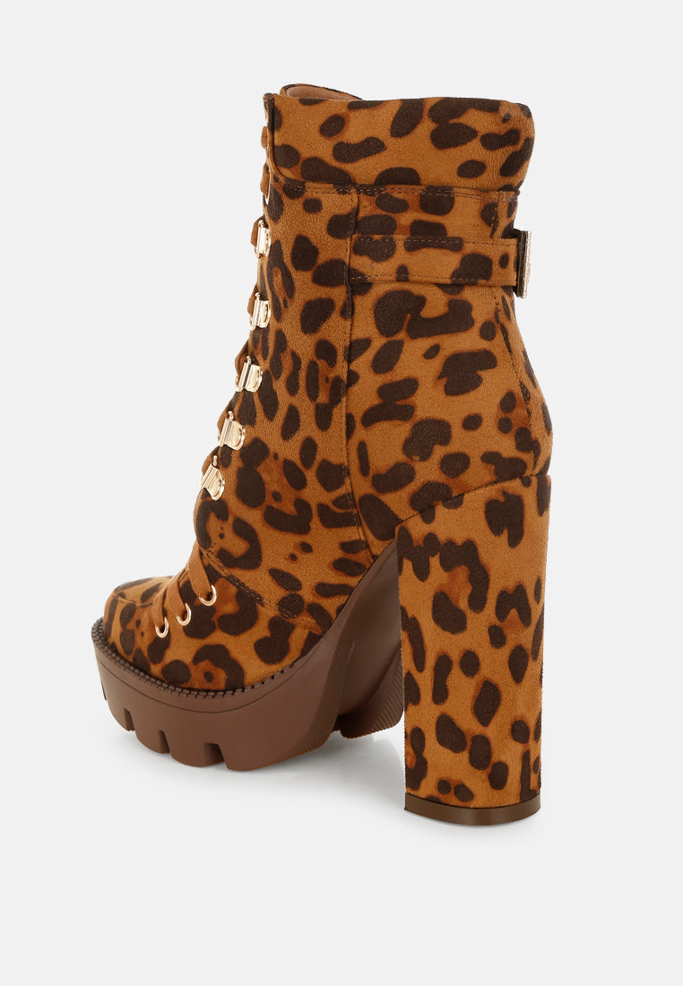 Fremont Leopard Print Chunky Boots-3