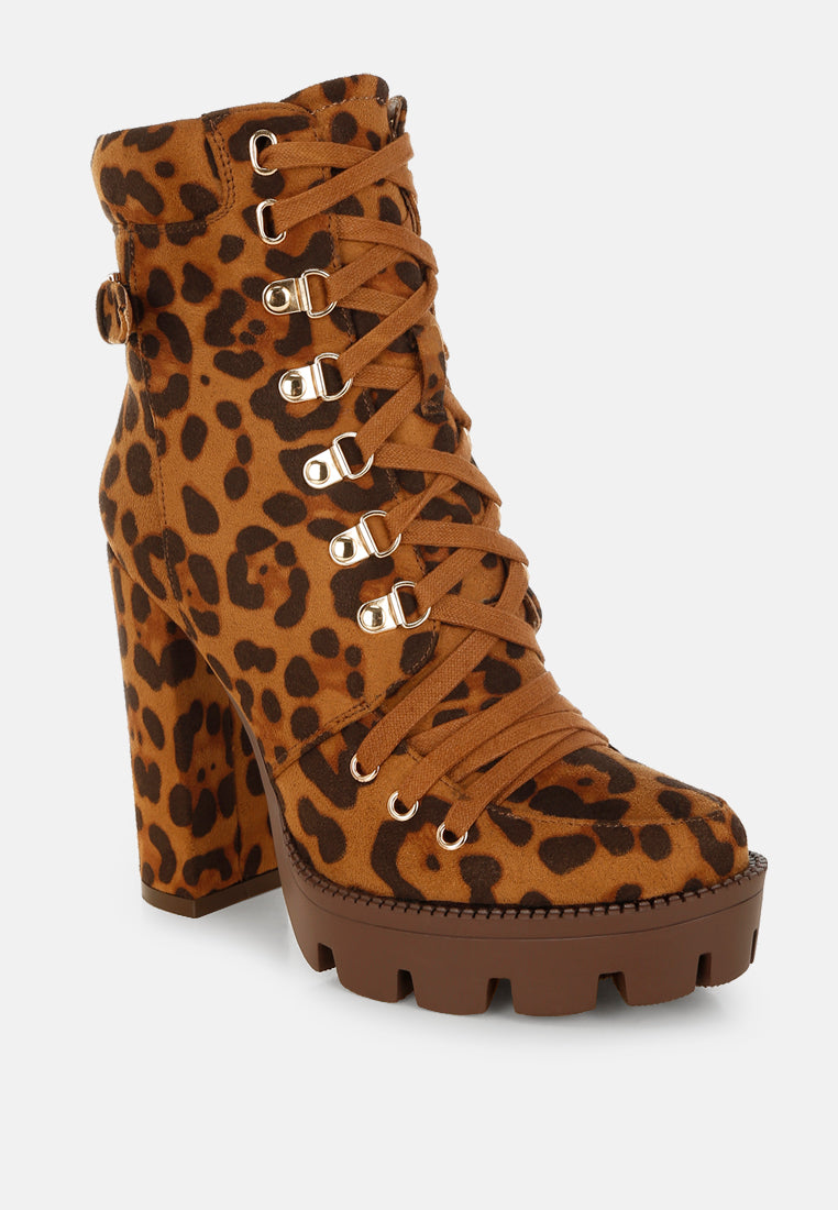 Fremont Leopard Print Chunky Boots-2