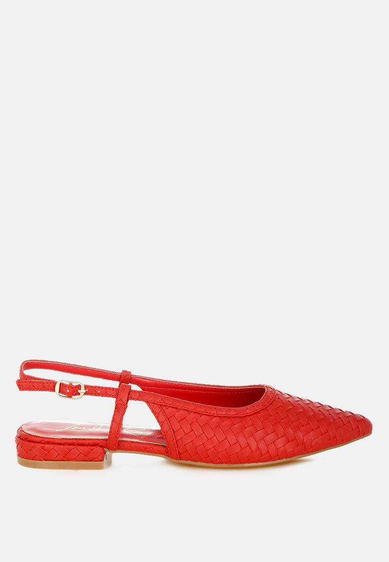 Kurina Woven Slingback Sandals
