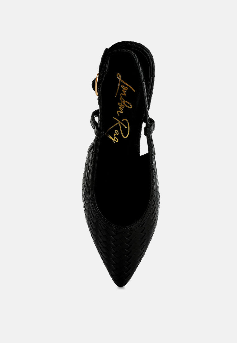 Kurina Woven Slingback Sandals