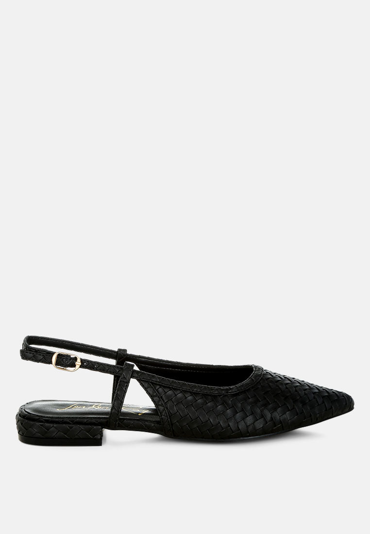 Kurina Woven Slingback Sandals