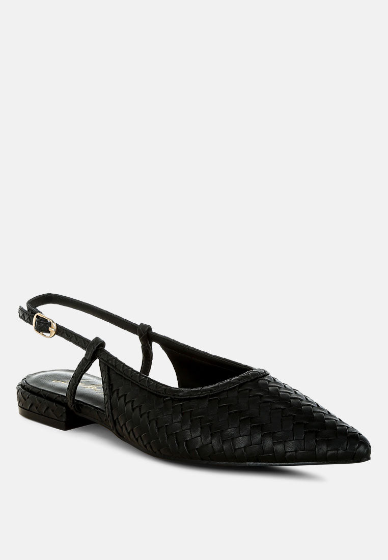 Kurina Woven Slingback Sandals