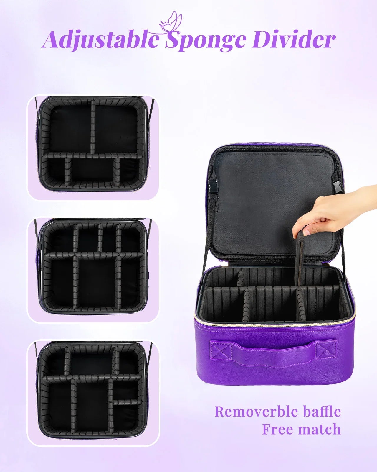 The Ritual Makeup Case — Organized, Elegant & Travel-Ready