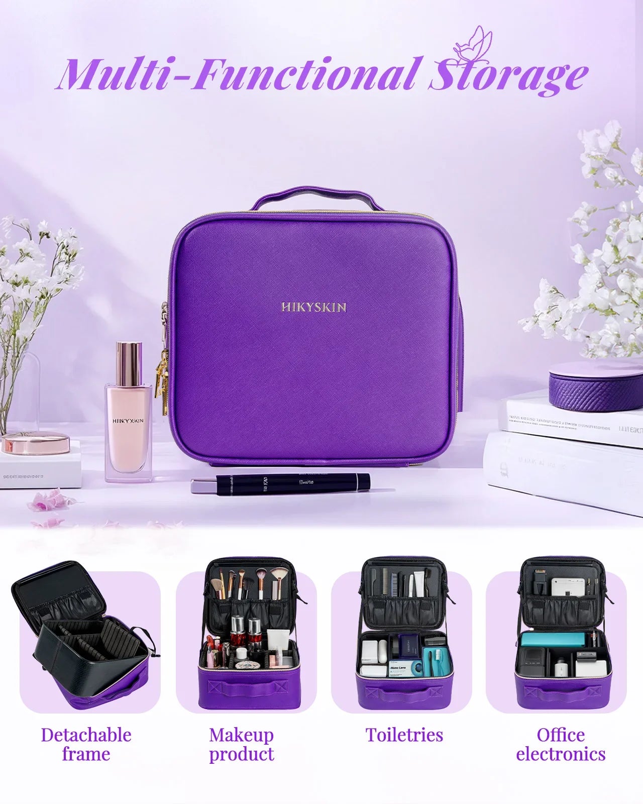 The Ritual Makeup Case — Organized, Elegant & Travel-Ready