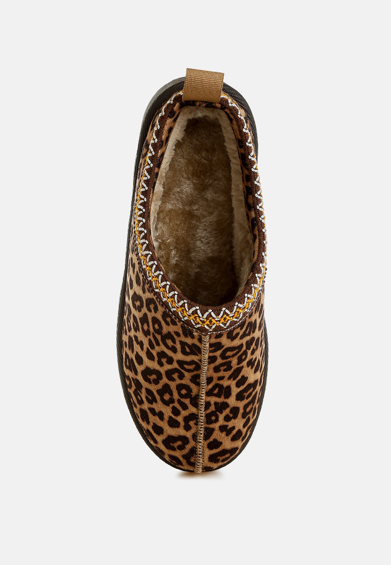 Ottawa Leopard Print Platform Classic Slip Ons-3
