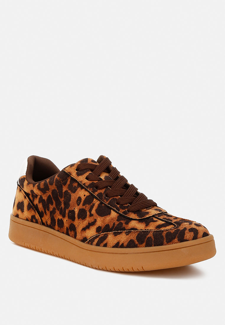 Prowler Leopard Chunky Sneakers-1