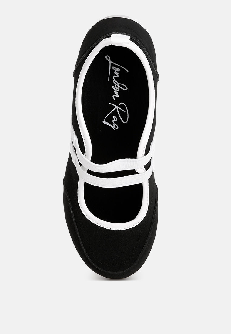 Sorin Elasticated Midfoot Strap Sneakers