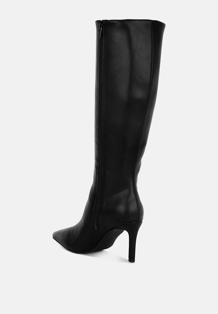 Skara Faux Leather Calf Boots