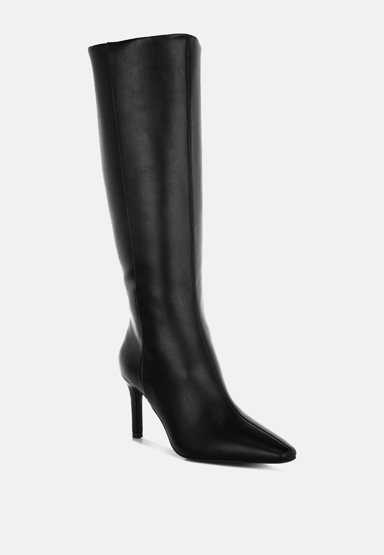 Skara Faux Leather Calf Boots