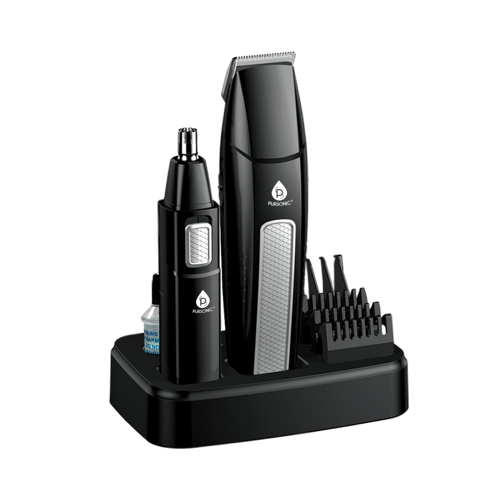 Mario Lopez Mens Grooming Kit , Designed for Hair, Beard, Nose & Ear Grooming, 10 Piece Grooming Kit-2