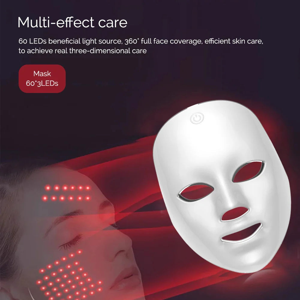 Radiant Glow LED Therapy Mask — At-Home Skin Renewal