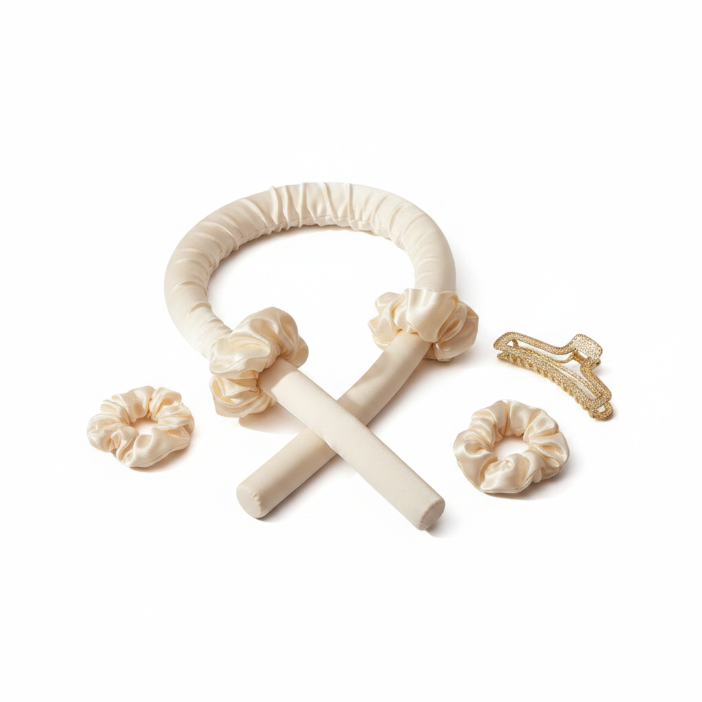 Cream Satin Hair Accessories – Studio Edit