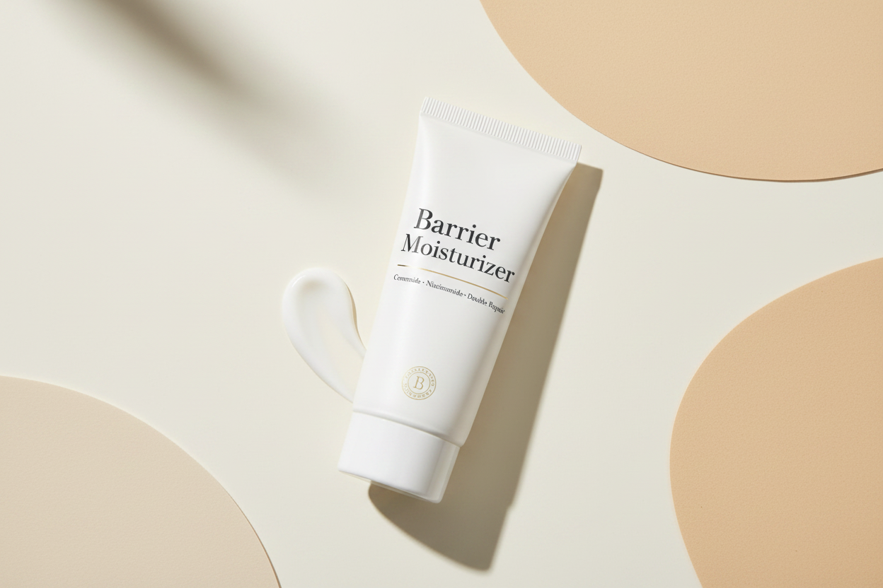 Double Repair Barrier Moisturizer — Premium Editorial