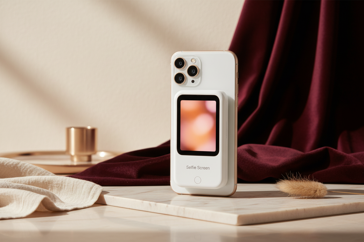 Gafaaandy Luxury Editorial Hero — Magnetic Selfie Screen Magic