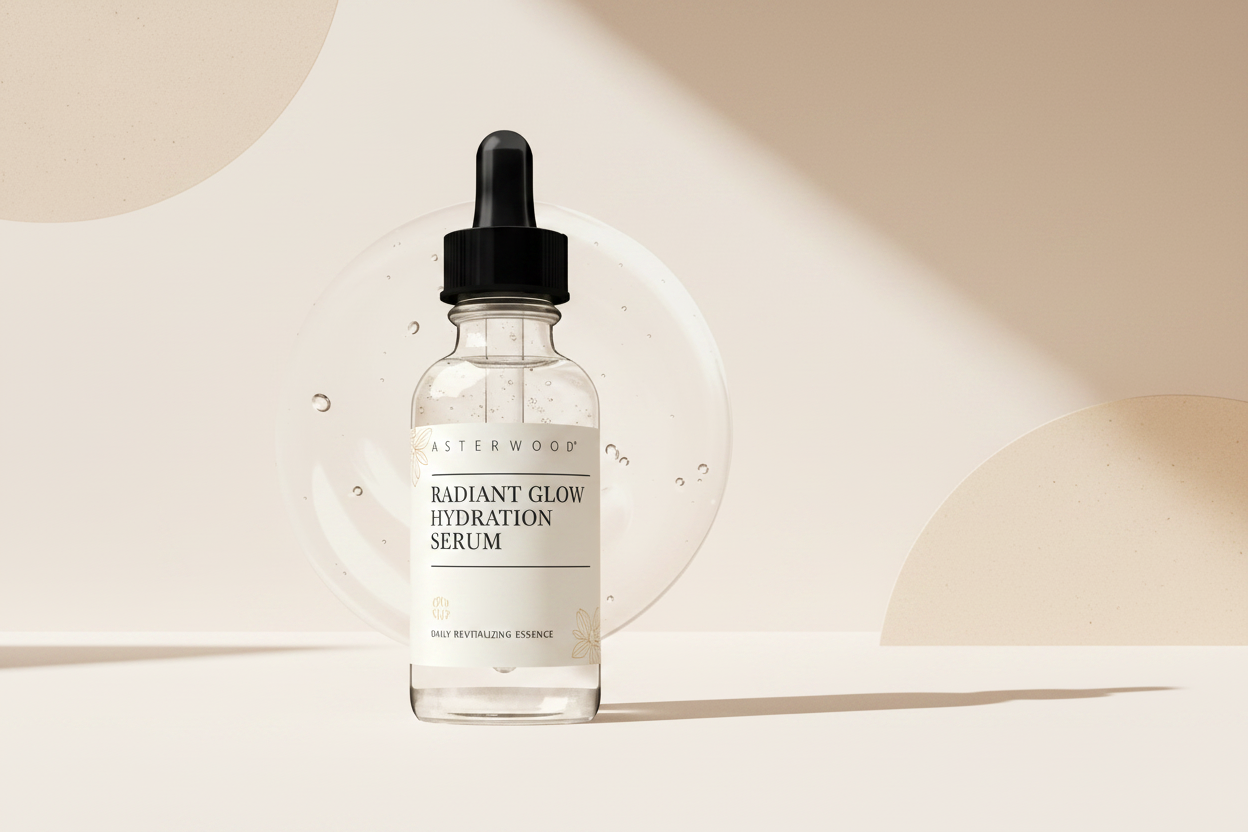 Radiant Glow Hydration Serum — Premium Editorial