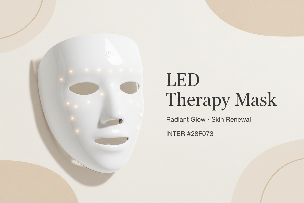 Radiant Glow LED Therapy Mask — Premium Editorial